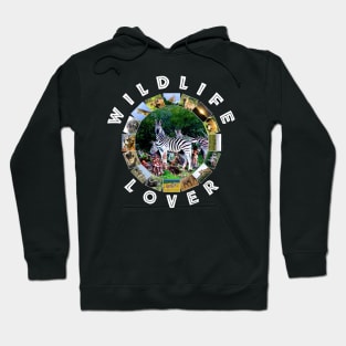 Wildlife Lover Zebra Aloe Hoodie